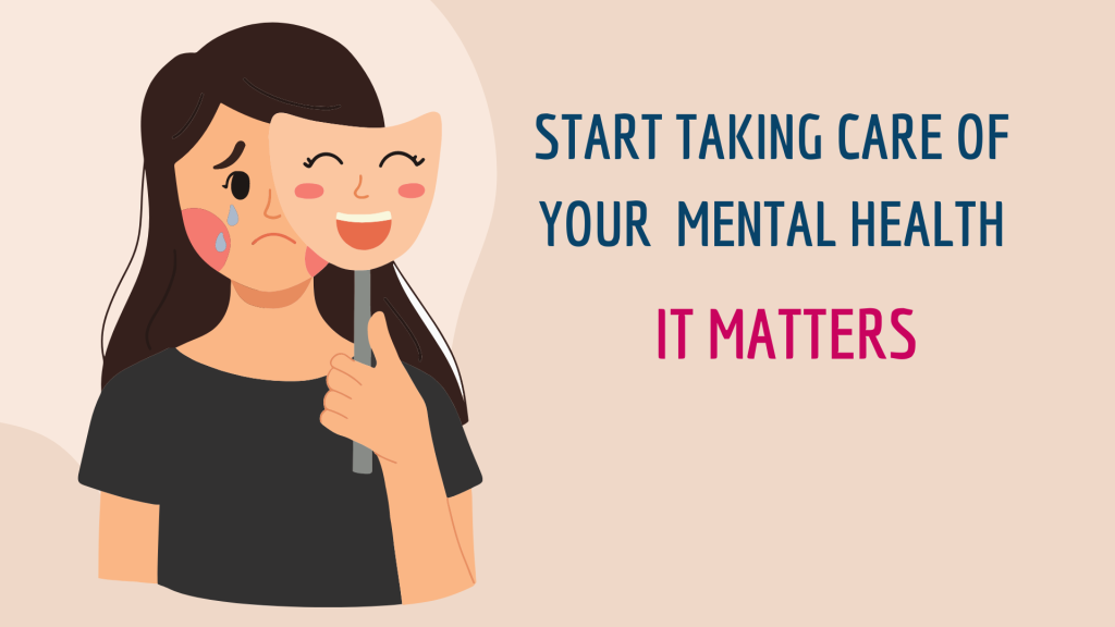 Picture explaining that you should take care of your mental health